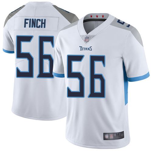 Tennessee Titans Limited White Men Sharif Finch Road Jersey NFL Football 56 Vapor Untouchable